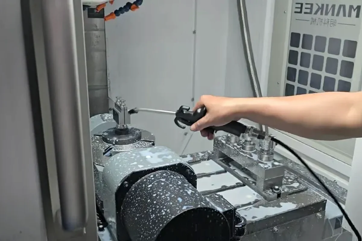 Finished custom metal parts prepared for controlled production release