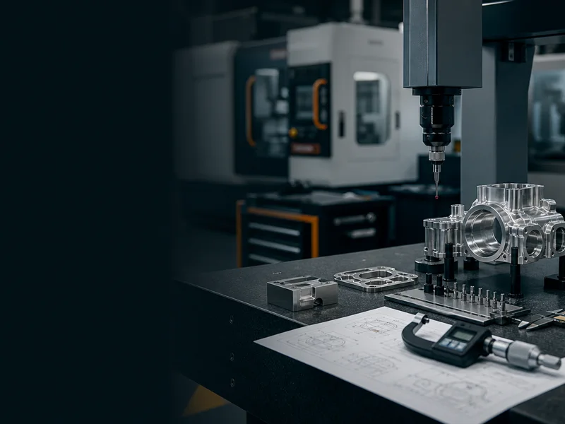 Finished WEKO precision parts prepared for review